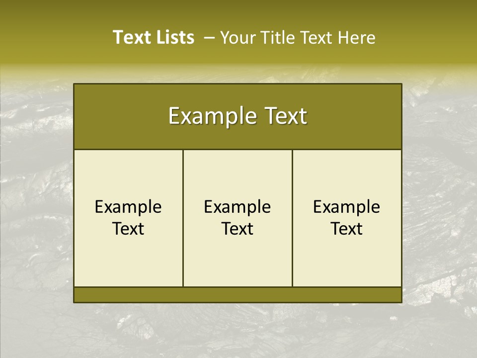 Island Mauna Lava PowerPoint Template