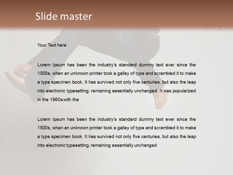 Looking Men Business PowerPoint Template