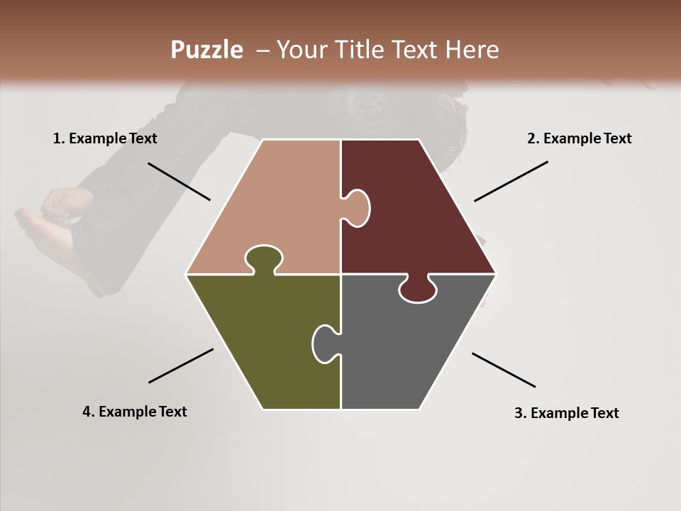 Looking Men Business PowerPoint Template