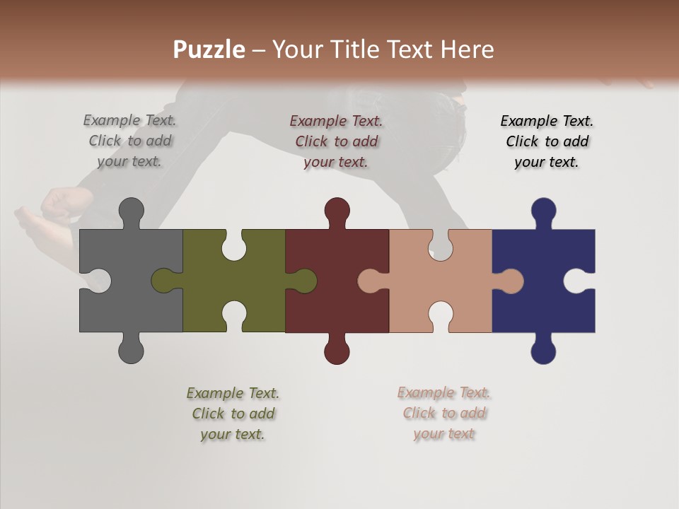 Looking Men Business PowerPoint Template