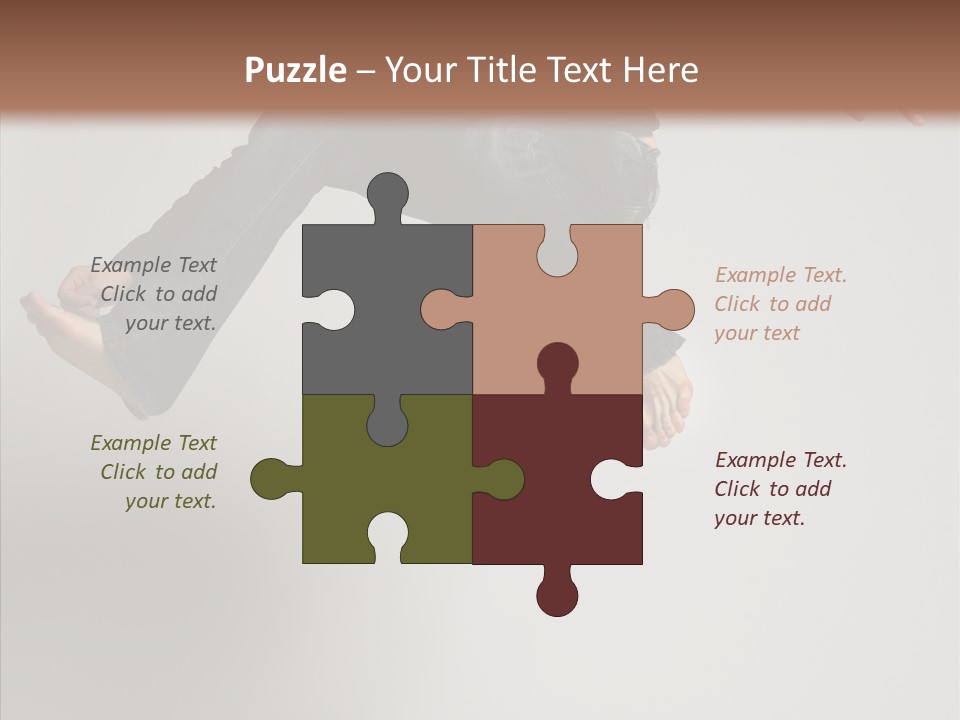 Looking Men Business PowerPoint Template