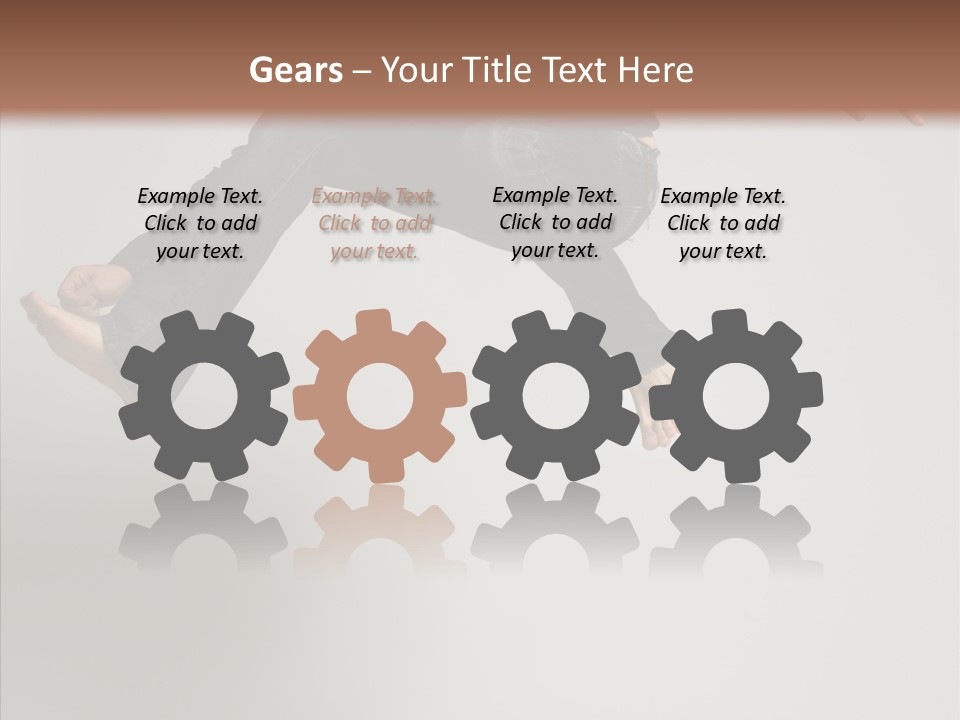 Looking Men Business PowerPoint Template