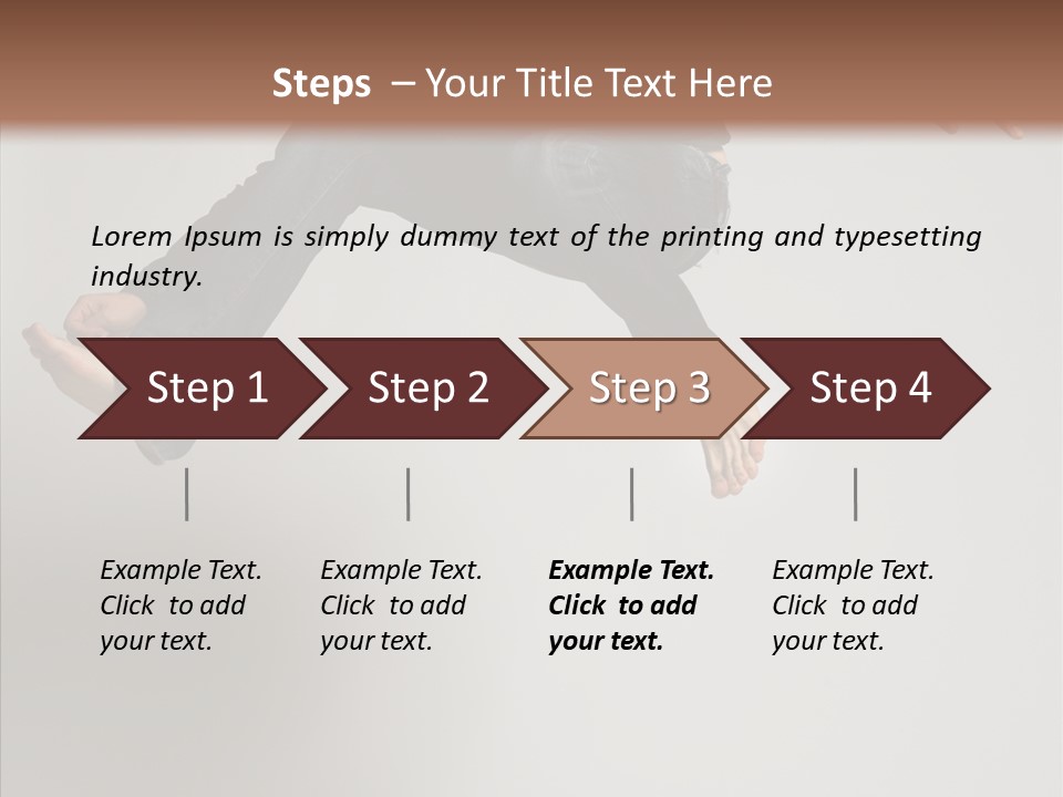 Looking Men Business PowerPoint Template