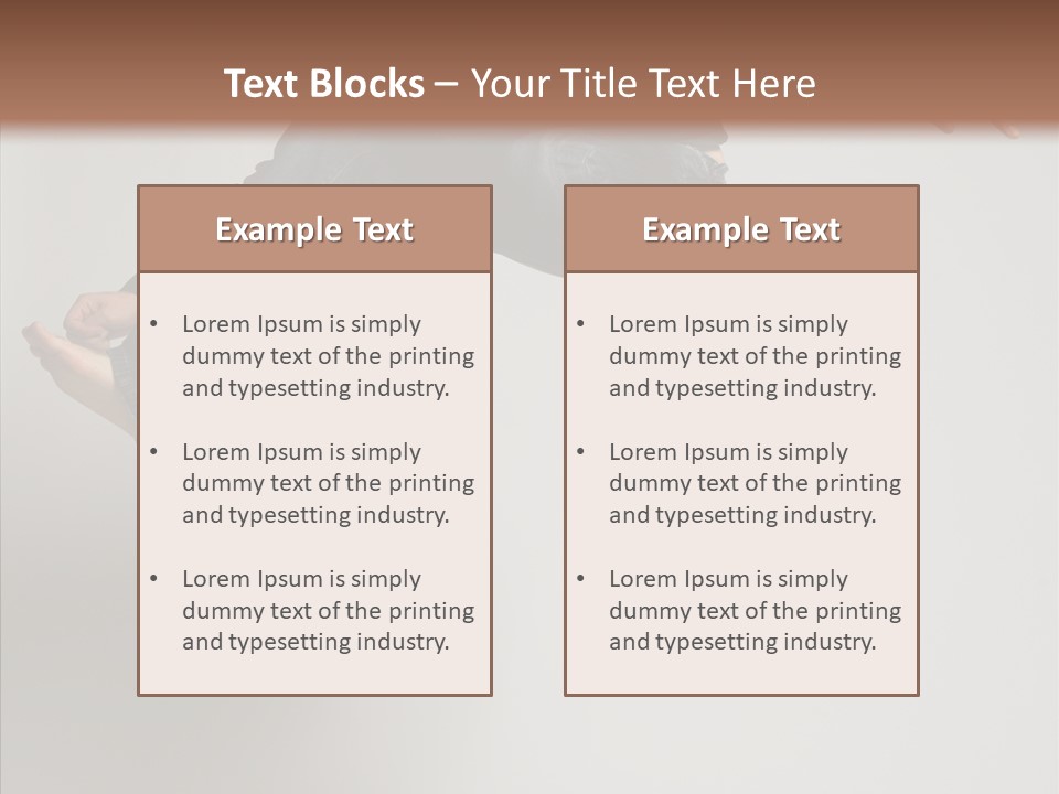 Looking Men Business PowerPoint Template