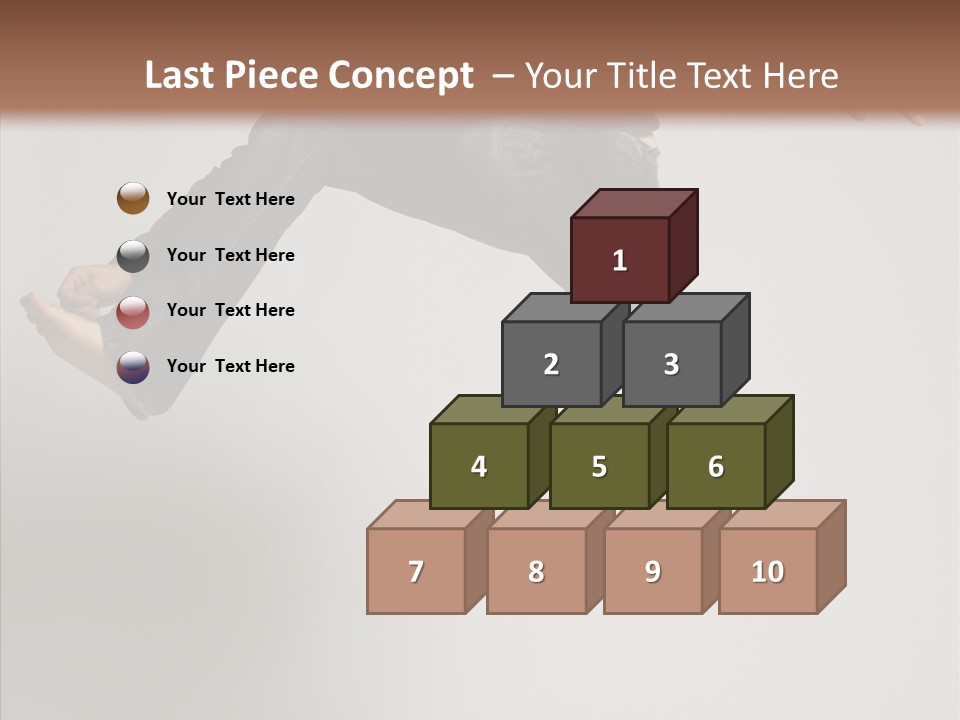 Looking Men Business PowerPoint Template