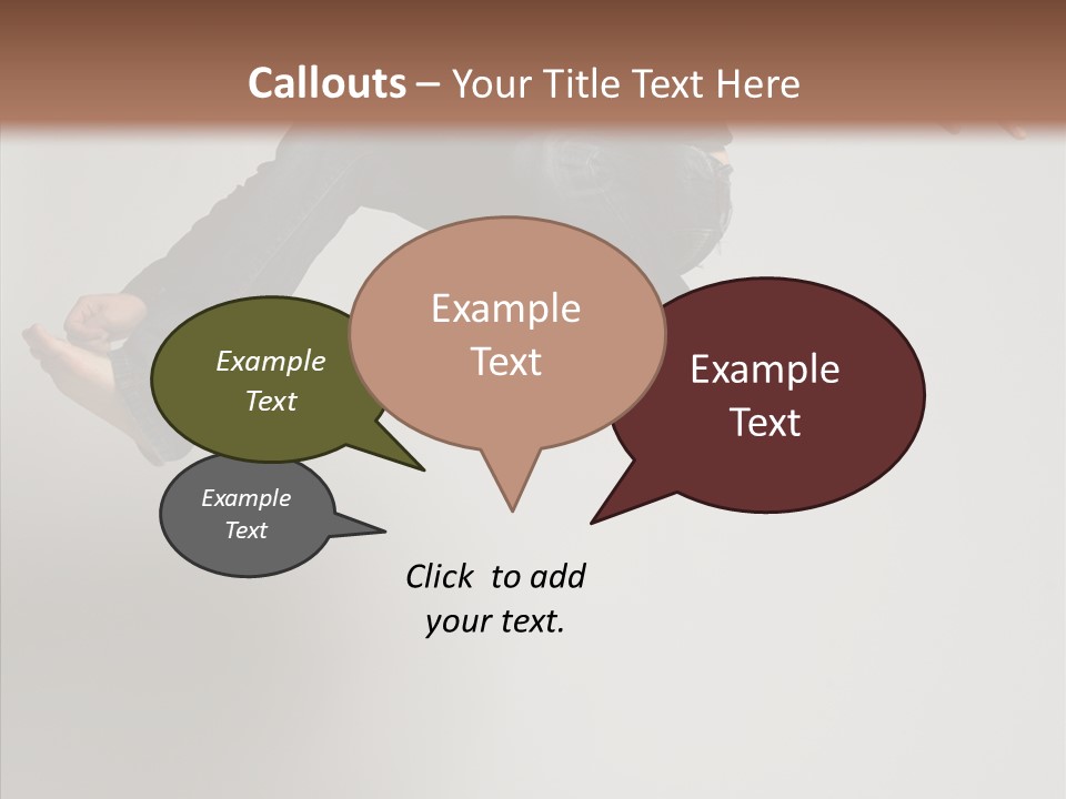 Looking Men Business PowerPoint Template