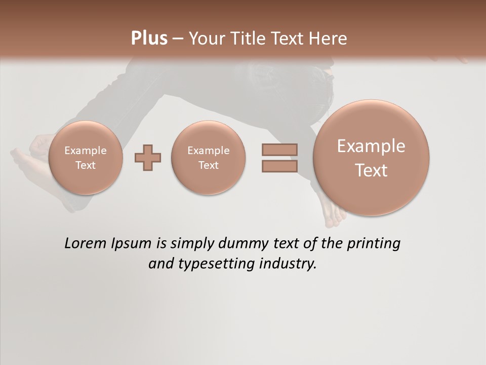Looking Men Business PowerPoint Template