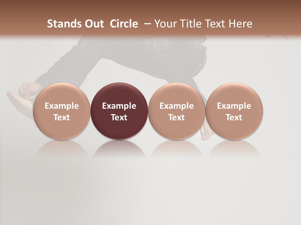 Looking Men Business PowerPoint Template