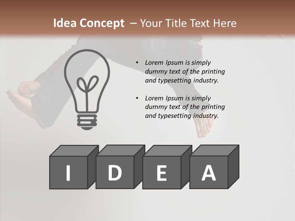 Looking Men Business PowerPoint Template