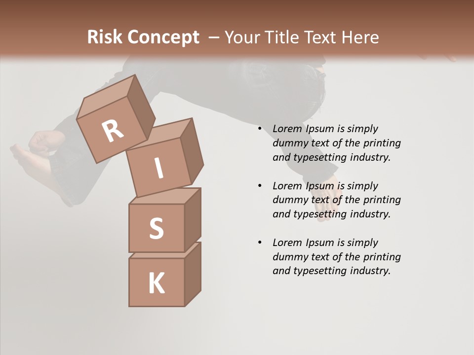 Looking Men Business PowerPoint Template