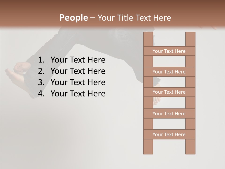 Looking Men Business PowerPoint Template