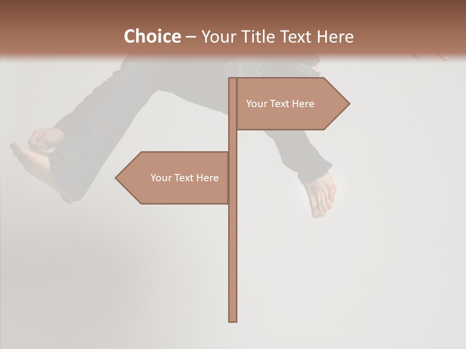 Looking Men Business PowerPoint Template