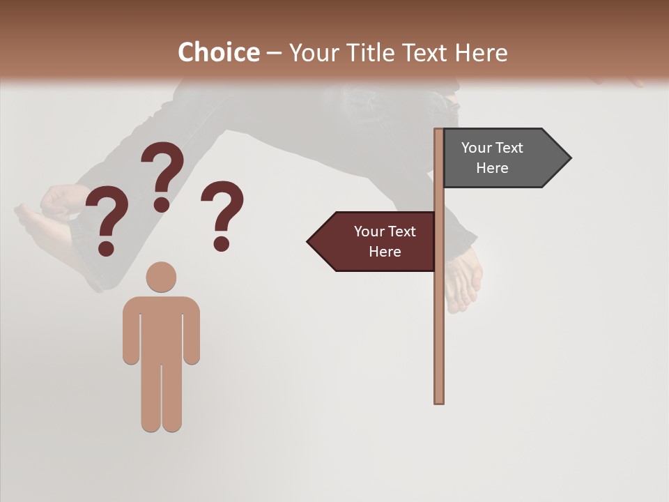 Looking Men Business PowerPoint Template