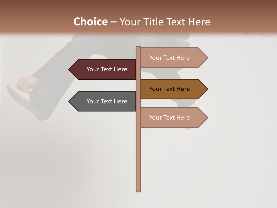 Looking Men Business PowerPoint Template