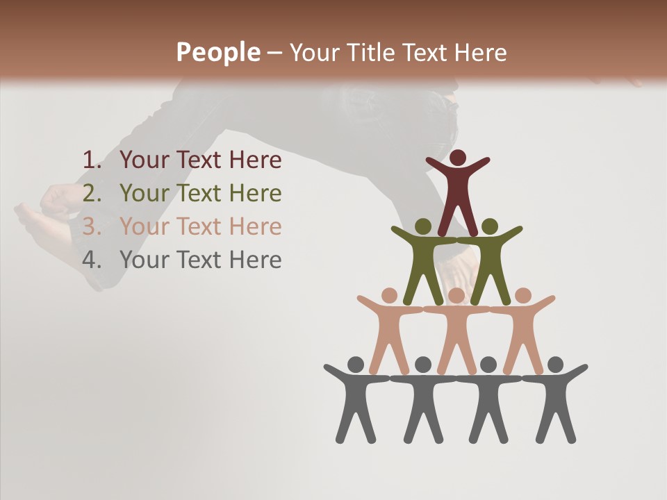 Looking Men Business PowerPoint Template