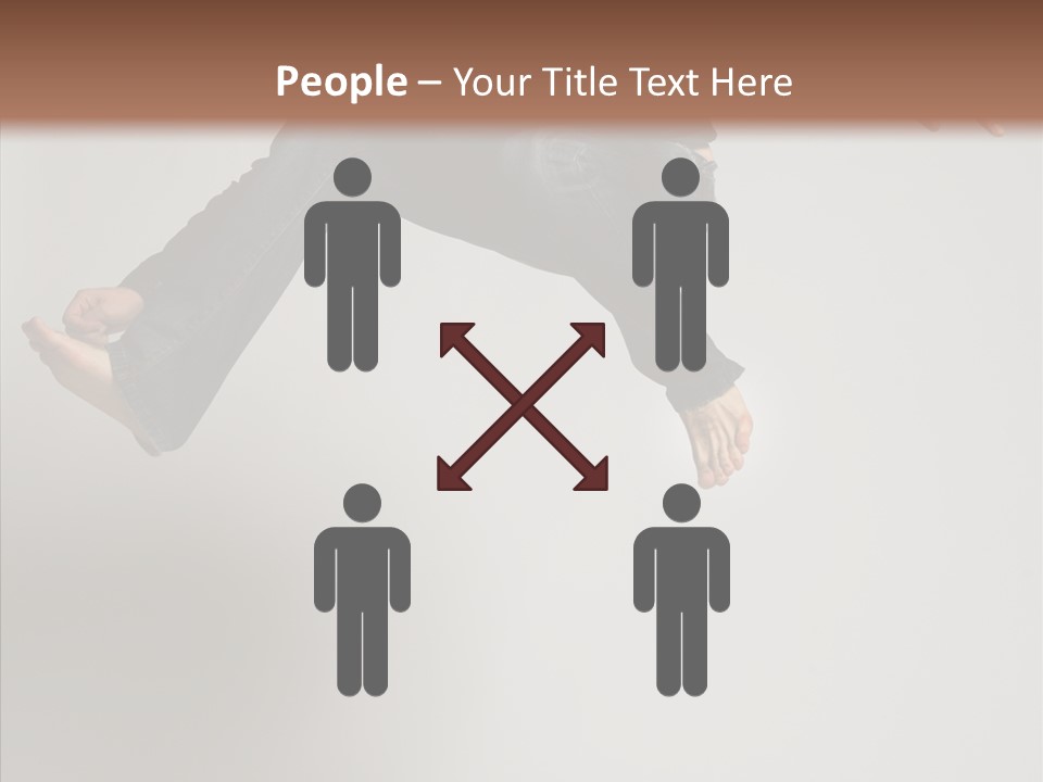 Looking Men Business PowerPoint Template