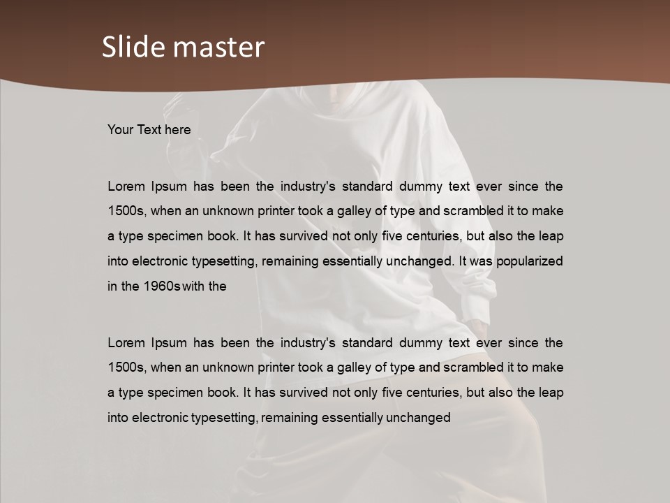 Teenager Break Rap PowerPoint Template