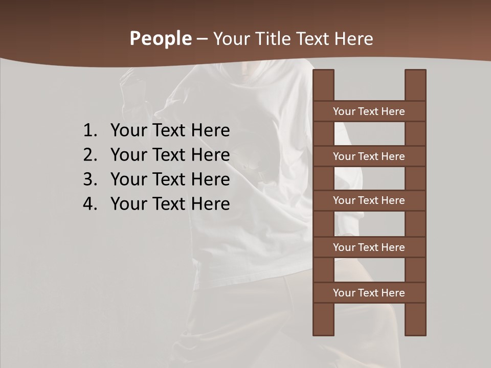 Teenager Break Rap PowerPoint Template