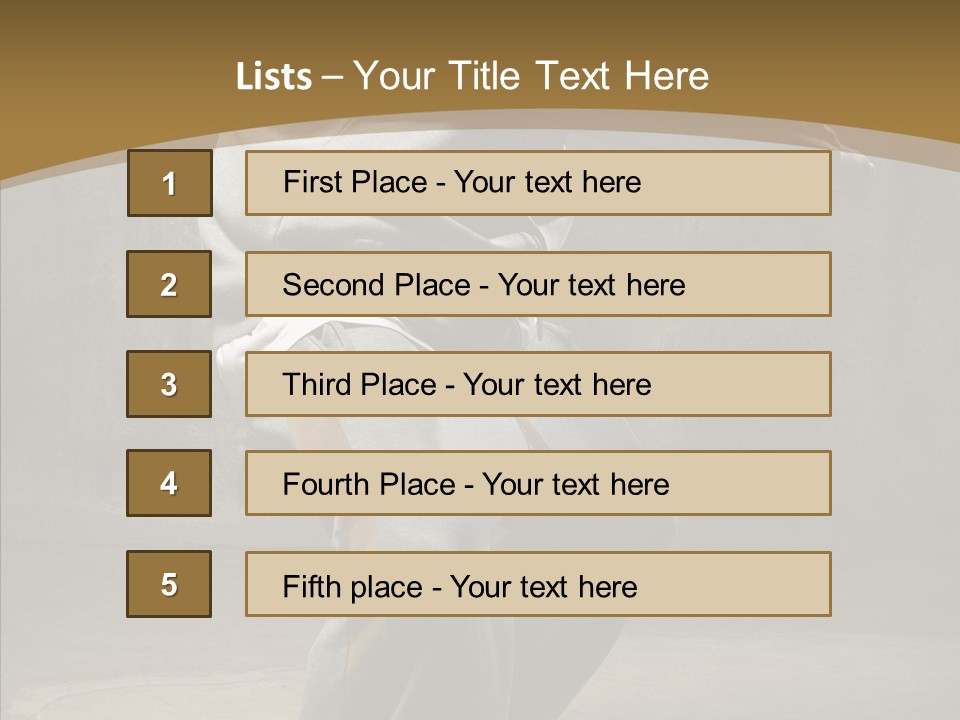 Background Exercise  PowerPoint Template