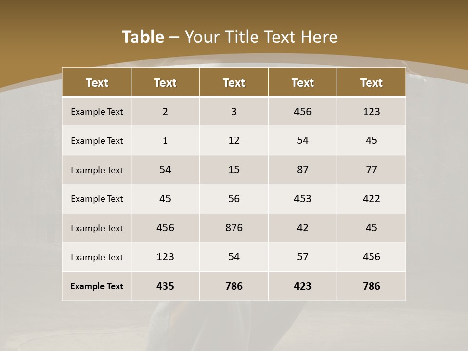Background Exercise  PowerPoint Template