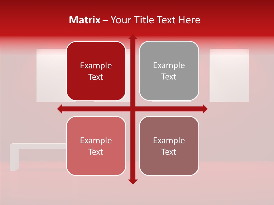 Spotlight Red Hanging PowerPoint Template