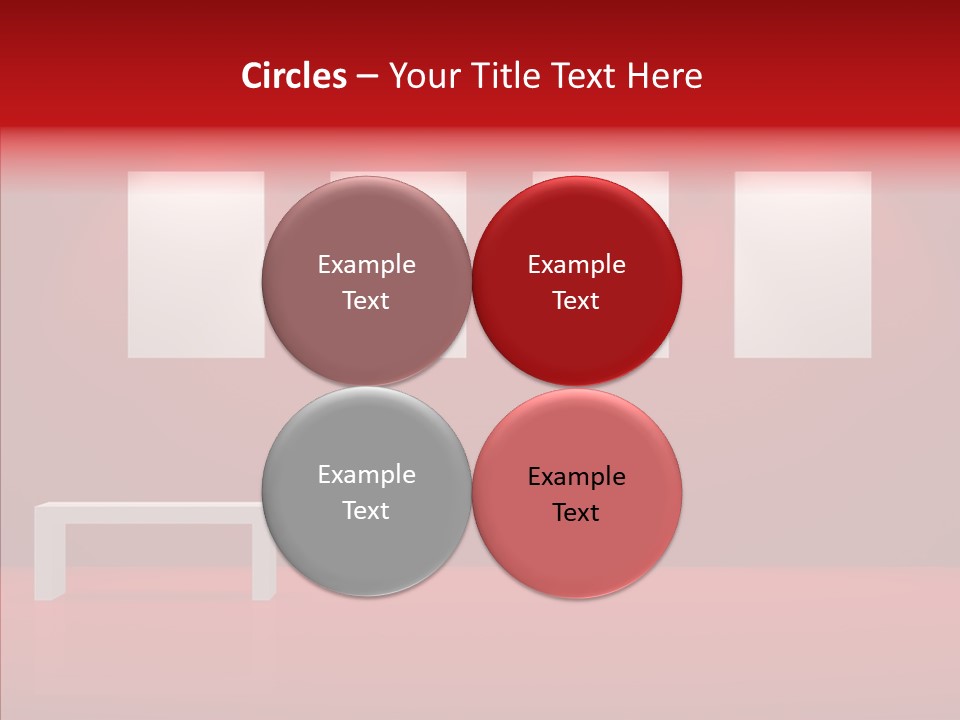 Spotlight Red Hanging PowerPoint Template