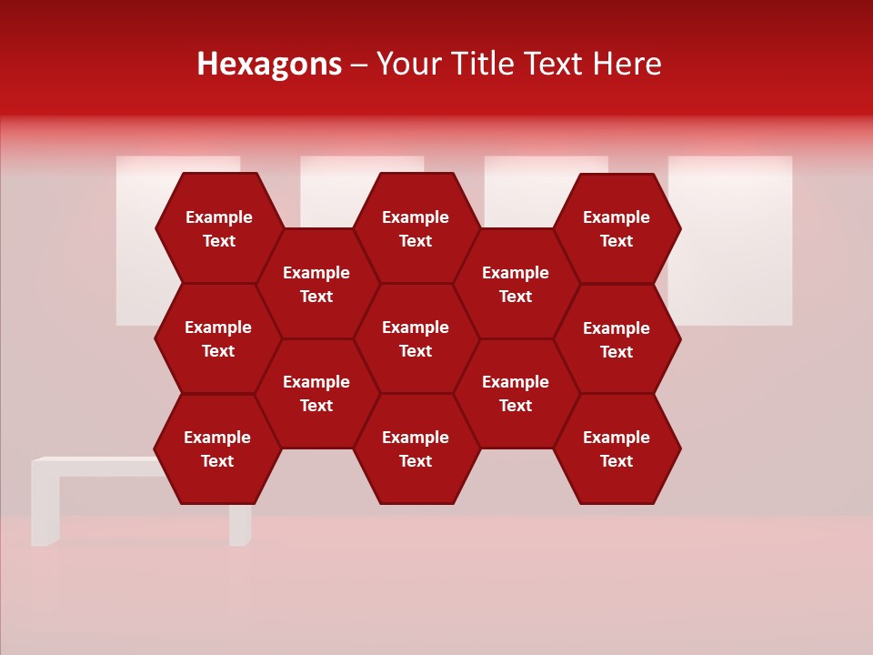 Spotlight Red Hanging PowerPoint Template