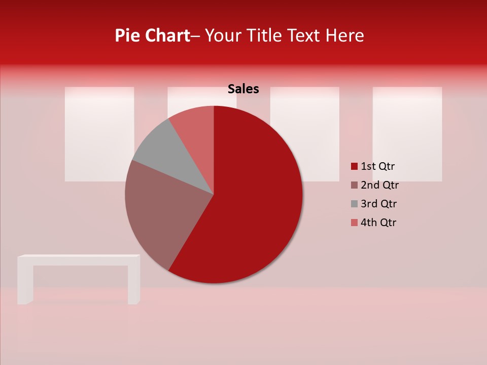 Spotlight Red Hanging PowerPoint Template