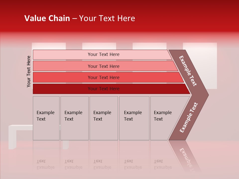 Spotlight Red Hanging PowerPoint Template