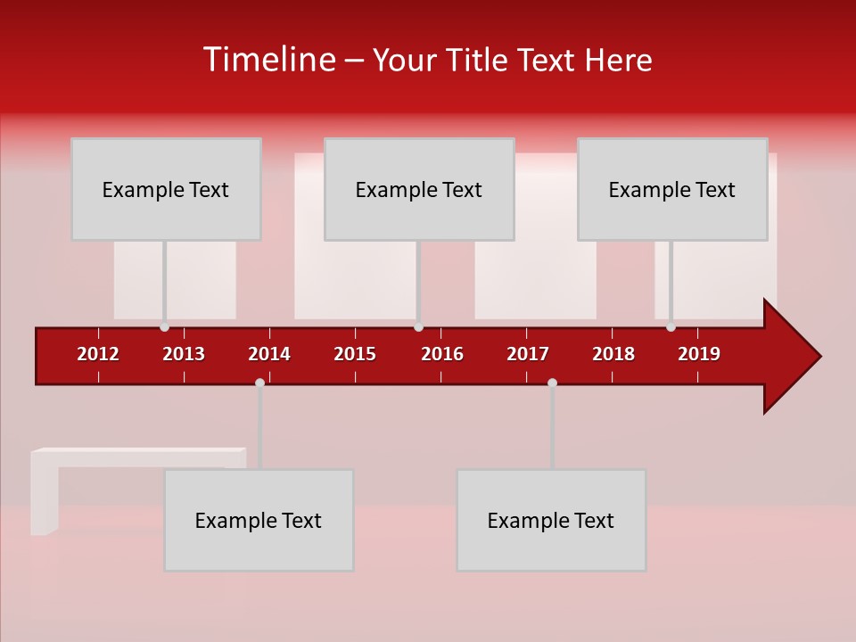 Spotlight Red Hanging PowerPoint Template