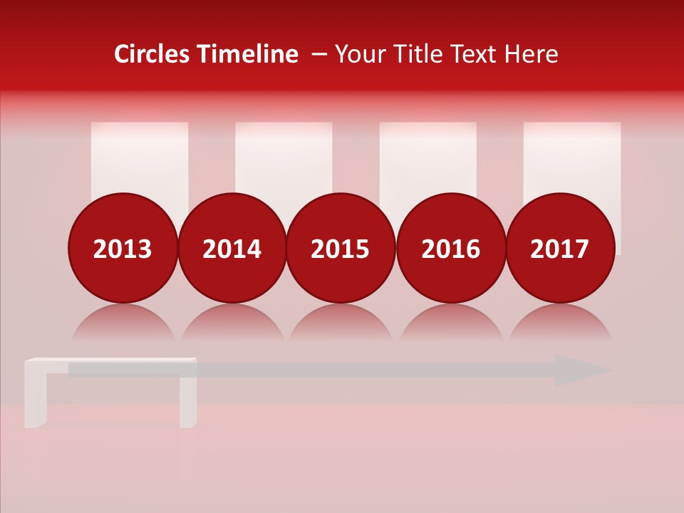 Spotlight Red Hanging PowerPoint Template