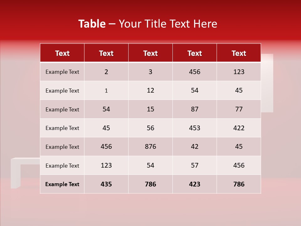 Spotlight Red Hanging PowerPoint Template