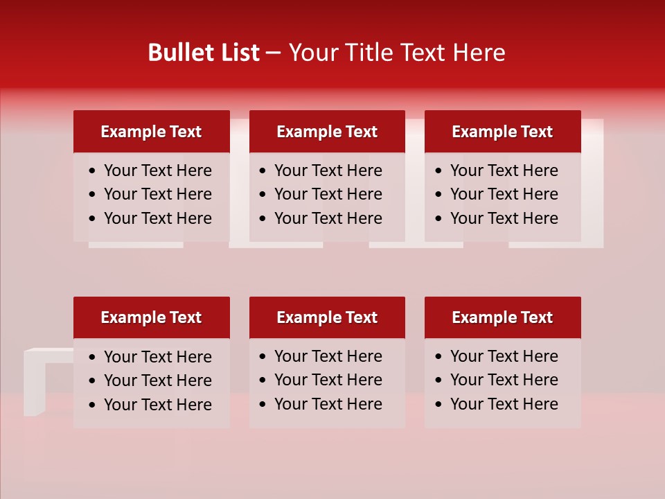 Spotlight Red Hanging PowerPoint Template