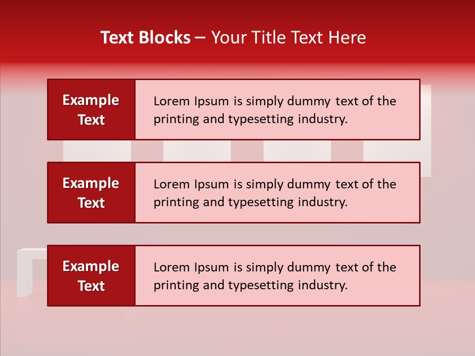 Spotlight Red Hanging PowerPoint Template