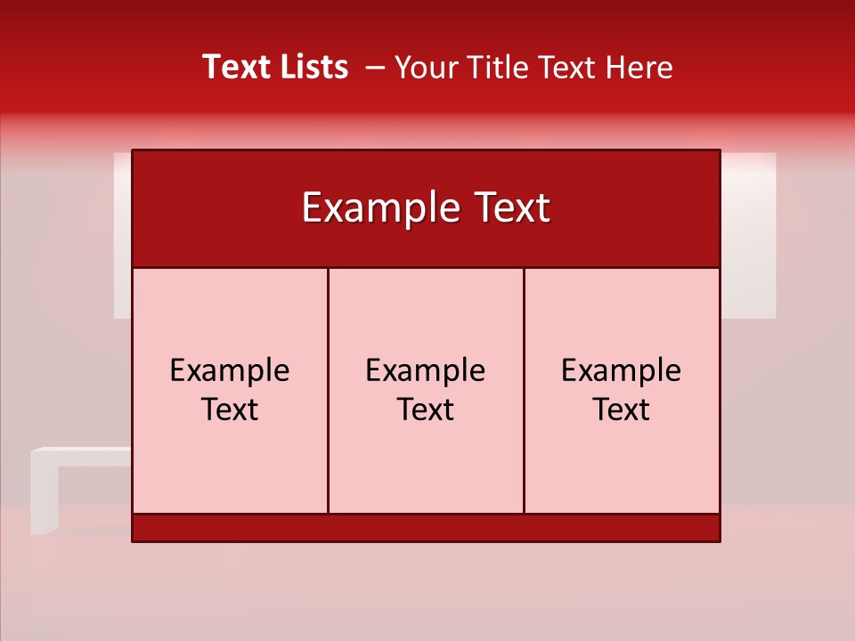 Spotlight Red Hanging PowerPoint Template