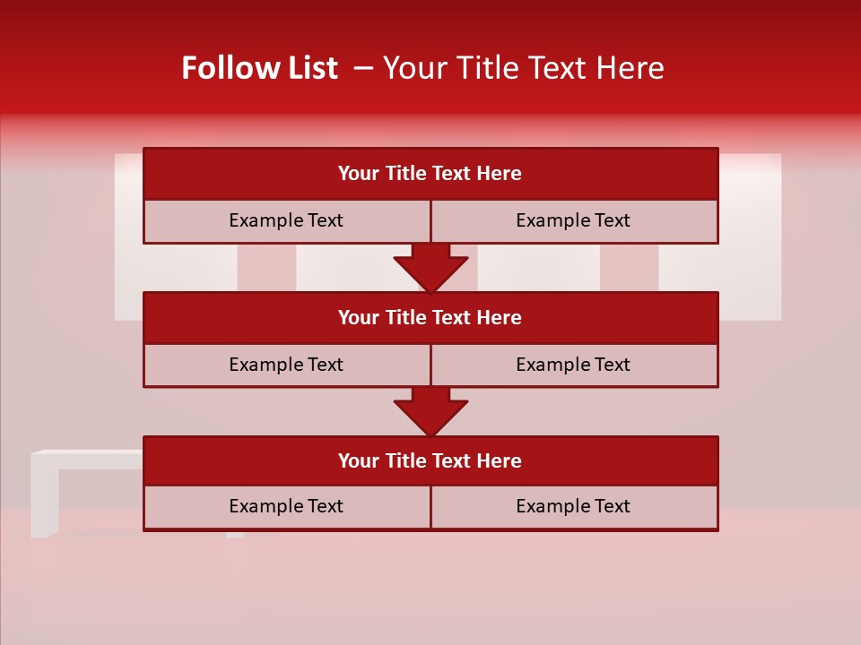 Spotlight Red Hanging PowerPoint Template