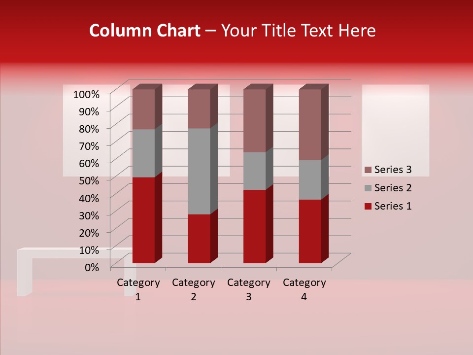 Spotlight Red Hanging PowerPoint Template