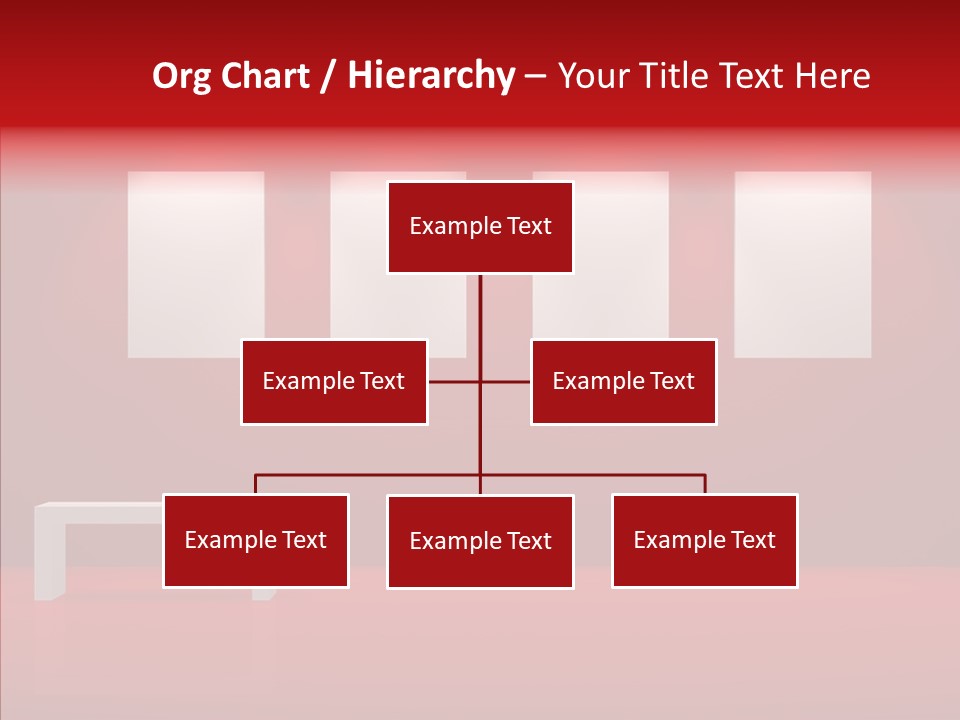 Spotlight Red Hanging PowerPoint Template