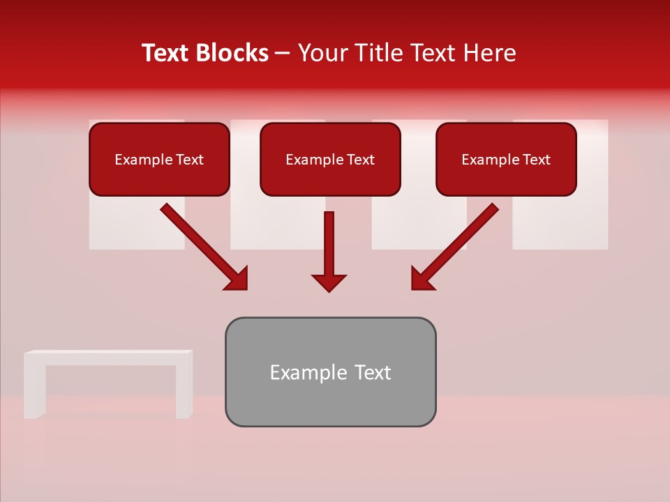 Spotlight Red Hanging PowerPoint Template