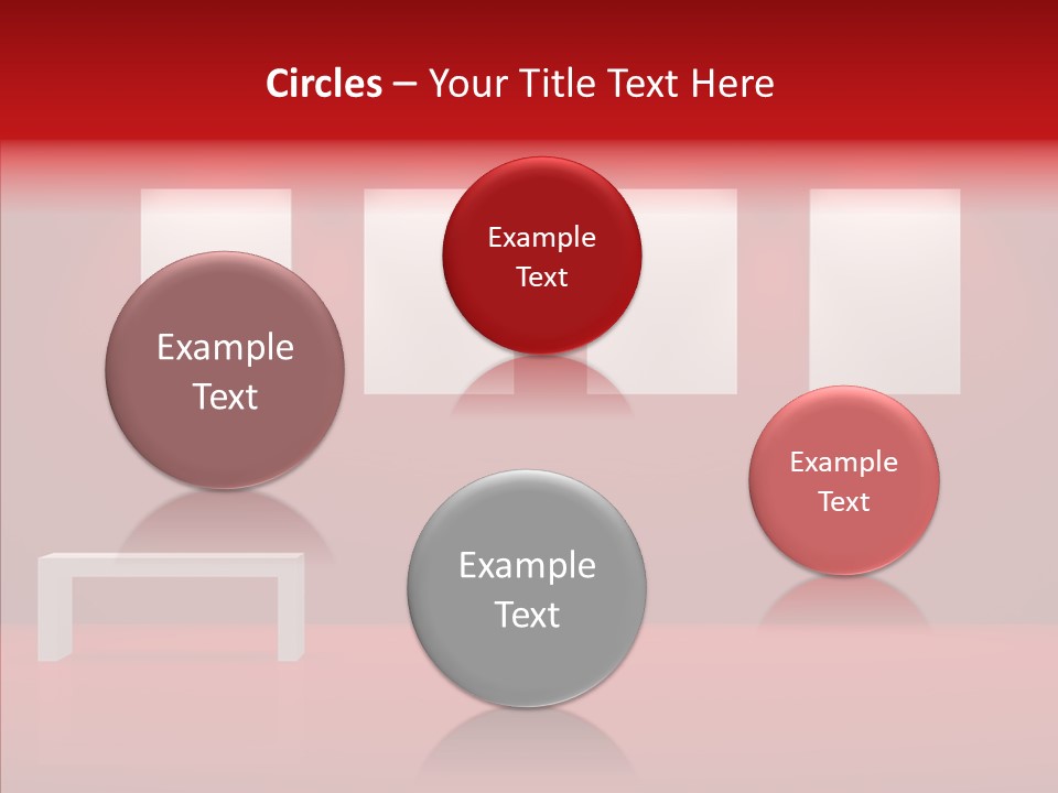 Spotlight Red Hanging PowerPoint Template