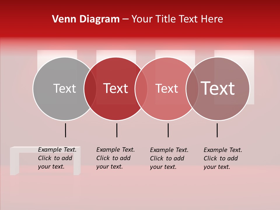 Spotlight Red Hanging PowerPoint Template