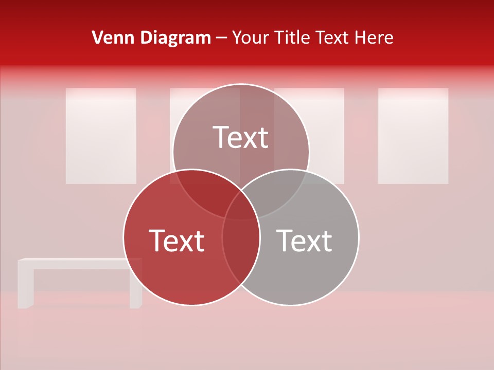 Spotlight Red Hanging PowerPoint Template
