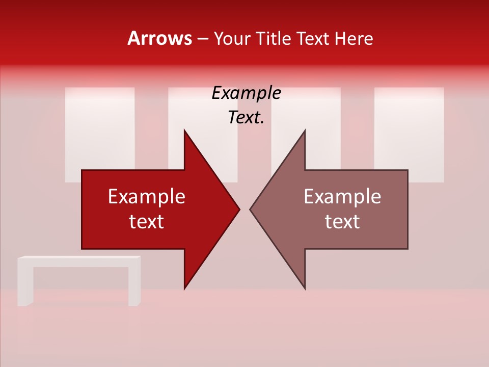 Spotlight Red Hanging PowerPoint Template