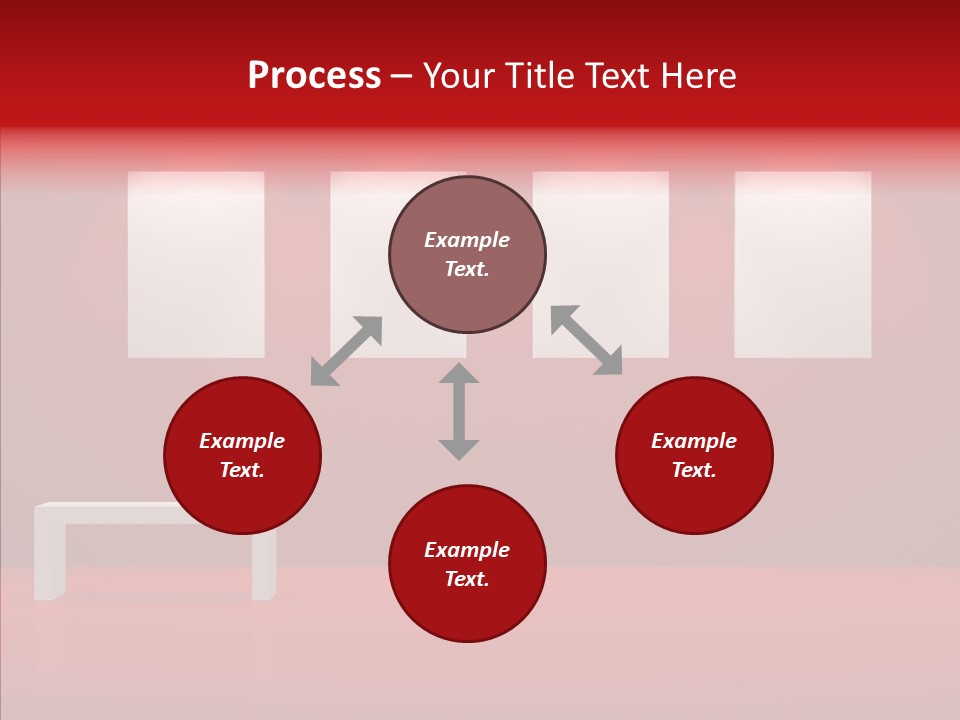 Spotlight Red Hanging PowerPoint Template