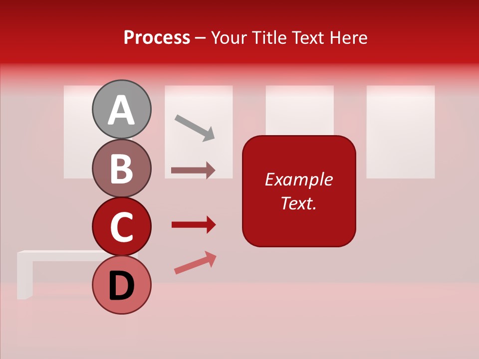Spotlight Red Hanging PowerPoint Template