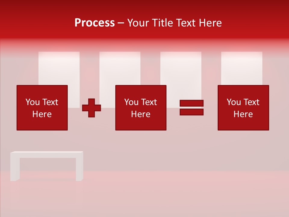 Spotlight Red Hanging PowerPoint Template