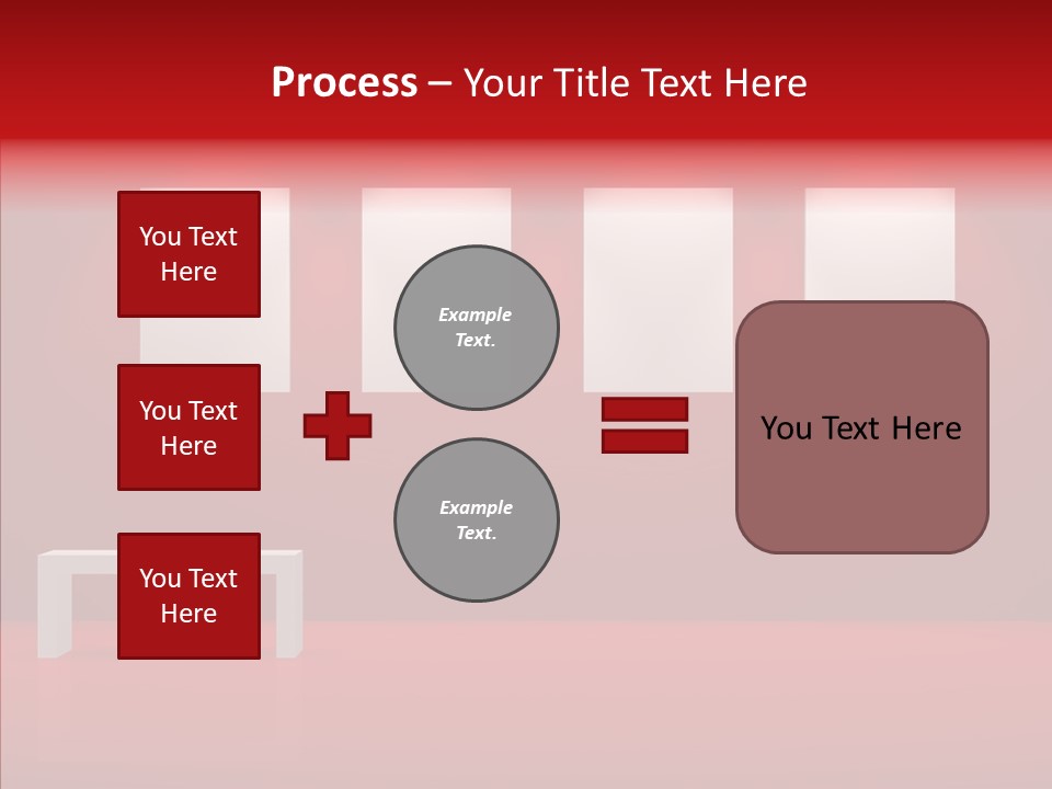 Spotlight Red Hanging PowerPoint Template
