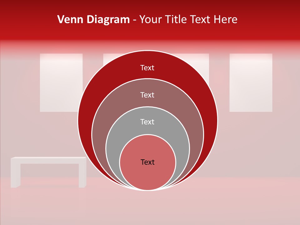 Spotlight Red Hanging PowerPoint Template