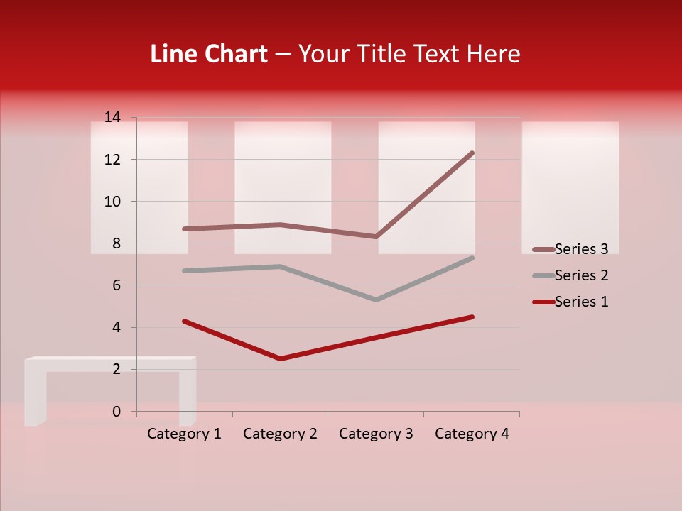 Spotlight Red Hanging PowerPoint Template