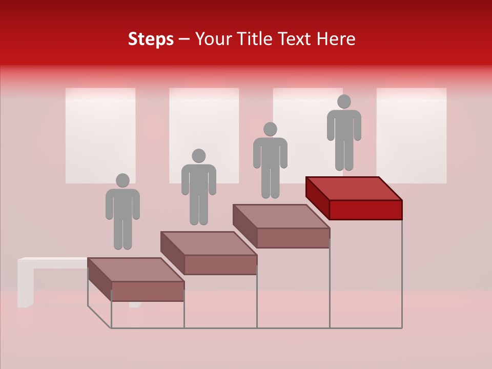 Spotlight Red Hanging PowerPoint Template